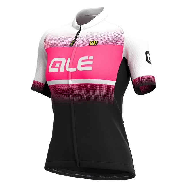 ALE BLEND LADY Radtrikot Damen kurzarm schwarz/neonpink ALE BLEND LADY Radtrikot Damen kurzarm schwarz/neonpink
