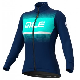 Alé BLEND LADY Radtrikot Damen langarm blau/türkis