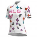 ALE BUTTERFLY LADY Radtrikot Damen kurzarm weiß ALE BUTTERFLY LADY Radtrikot Damen kurzarm weiß