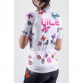 ALE BUTTERFLY LADY Radtrikot Damen kurzarm weiß ALE BUTTERFLY LADY Radtrikot Damen kurzarm weiß