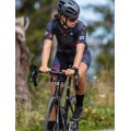 ALE CHIOS LADY Radtrikot Damen kurzarm schwarz