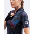 ALE CHIOS LADY Radtrikot Damen kurzarm schwarz