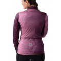 ALE CIRCUS LADY Radtrikot Damen langarm dunkel violett/rosa