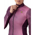 ALE CIRCUS LADY Radtrikot Damen langarm dunkel violett/rosa