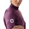 ALE CIRCUS LADY Radtrikot Damen langarm dunkel violett/rosa