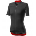 ANIMA 3-Radtrikot Damen kurzarm schwarz (light black/red)