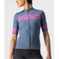 FENICE Radtrikot Damen kurzarm blau (light steel blue)