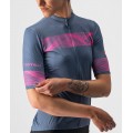 FENICE Radtrikot Damen kurzarm blau (light steel blue)