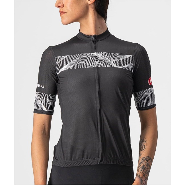 FENICE Radtrikot Damen kurzarm schwarz (light black) FENICE Radtrikot Damen kurzarm schwarz (light black)