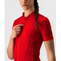 Promessa Jacquard Radtrikot Damen kurzarm rot Promessa Jacquard Radtrikot Damen kurzarm rot