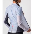 SQUADRA STRETCH W JACKET-Damen Fahrrad Windjacke silber-grau