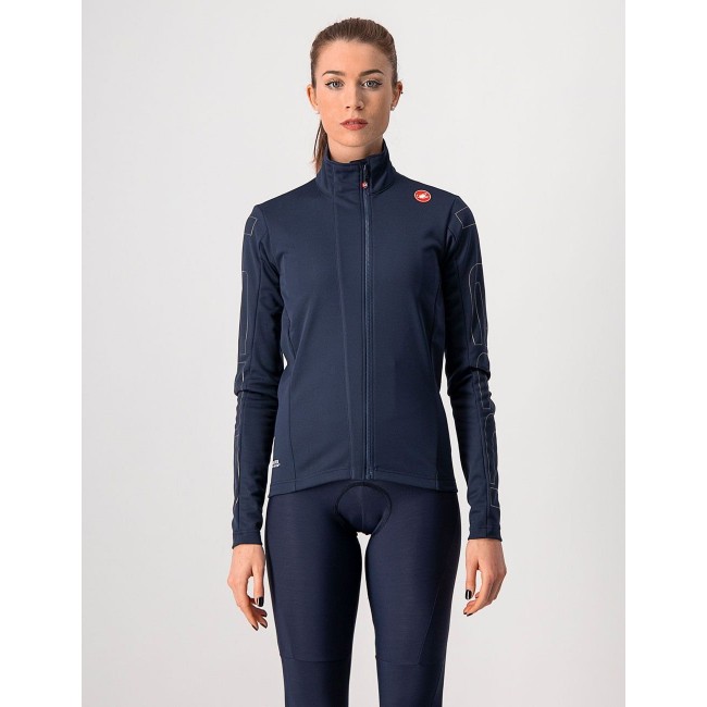 TRANSITION W JACKET-Damen Fahrrad Winterjacke blau/bronze TRANSITION W JACKET-Damen Fahrrad Winterjacke blau/bronze