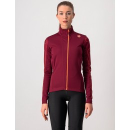 TRANSITION W JACKET-Damen Fahrrad Winterjacke bordeaux