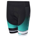 DASH LADY Radhose Damen kurz schwarz/türkis (900240)