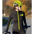 FROST Softshell Damen Fahrradjacke schwarz/neongelb (899915) FROST Softshell Damen Fahrradjacke schwarz/neongelb (899915)