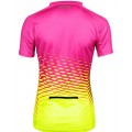 MTB ANGLE Radtrikot Damen kurzarm pink/neongelb (9001531) MTB ANGLE Radtrikot Damen kurzarm pink/neongelb (9001531)