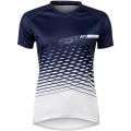 MTB ANGLE Radtrikot Damen kurzarm weiß/blau (9001532) MTB ANGLE Radtrikot Damen kurzarm weiß/blau (9001532)