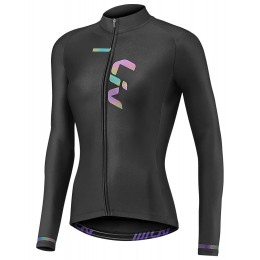 Liv Race Day Radtrikot Damen langarm schwarz