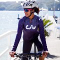 Liv BELIV Radtrikot Damen langarm lila