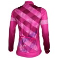 PRO SAIPH Radtrikot Damen langarm rosa (I17-4700)