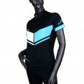 Fabulosa Lady Jersey Radtrikot Damen kurzarm schwarz/türkis (E23-5230) Fabulosa Lady Jersey Radtrikot Damen kurzarm schwarz/türkis (E23-5230)