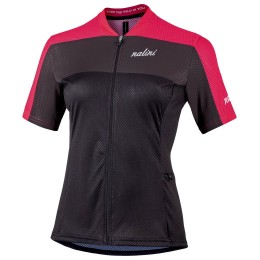Lady Country Jersey MTB Trikot Damen kurzarm schwarz/pink (E21-4000)