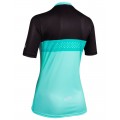MTB Lady Shirt Radtrikot Damen kurzarm türkis/schwarz (E22-4180) MTB Lady Shirt Radtrikot Damen kurzarm türkis/schwarz (E22-4180)