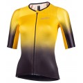New Lady Ergo Fit Radtrikot Damen kurzarm schwarz/gelb (E22-4009)