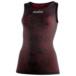 Seamless Lady Tank Funktionsunterhemd Damen ärmellos schwarz/rot (E22-4000)