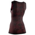 Seamless Lady Tank Funktionsunterhemd Damen ärmellos schwarz/rot (E22-4000)