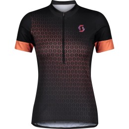 Gravel Contessa Sign. Radtrikot Damen kurzarm schwarz/orange (280170)