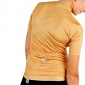 FLARE Radtrikot Damen kurzarm gold