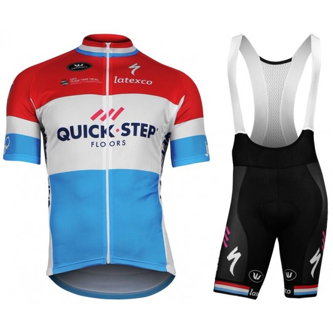 2017-2018 QUICK-STEP FLOORS Champion von Luxemburg Fahrradbekleidung Satz Fahrradtrikot Kurzarm Trikot und Kurz Tr Radtrikot Kaufen 2017-2018 QUICK-STEP FLOORS Champion von Luxemburg Fahrradbekleidung Satz Fahrradtrikot Kurzarm Trikot und Kurz Tr Radtrikot Kaufen