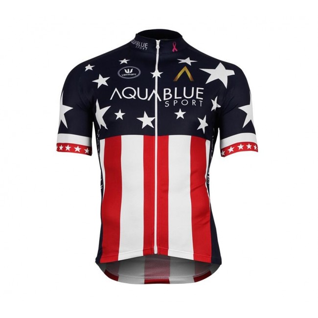 2017-2018 AQUA BLUE SPORT Amerikanischer Champion Radtrikot Kurzarm Radtrikot Kaufen 2017-2018 AQUA BLUE SPORT Amerikanischer Champion Radtrikot Kurzarm Radtrikot Kaufen