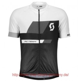 2018 Scott RC TEAM 10 Weiß Fahrradbekleidung Radtrikot Satz Kurzarm Radtrikot Kaufen