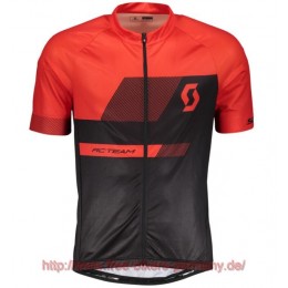 2018 Scott RC TEAM 10 fiery rot Fahrradbekleidung Radtrikot Satz Kurzarm Radtrikot Kaufen