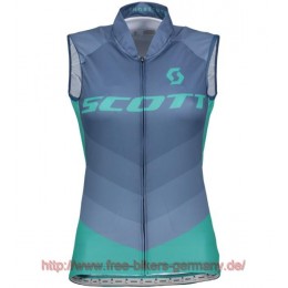 2018 Scott RC PRO ensign blau Damen ärmelloses Trikot Radtrikot Kaufen