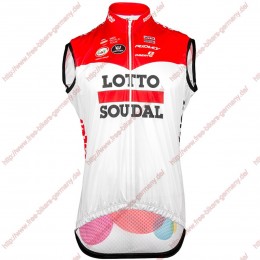 Radsport Lotto Soudal 2018 Windstopper ärmelloses Trikot Kurz Radtrikot Kaufen