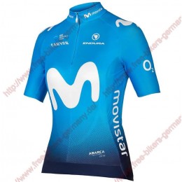 Radsport MOVISTAR TEAM 2018 Damen Trikot Kurzarm Radtrikot Kaufen