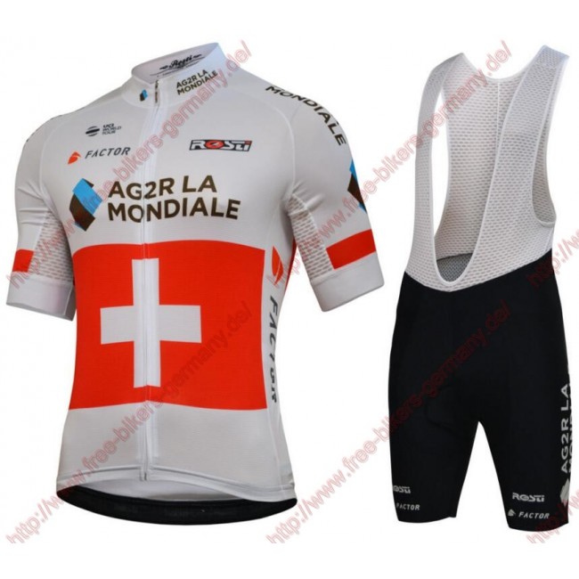 Radsport Team Ag2r La Mondiale 2018 Swiss Champion Radbekleidung Satz Trikot Kurzarm+Trägerh Radtrikot Kaufen Radsport Team Ag2r La Mondiale 2018 Swiss Champion Radbekleidung Satz Trikot Kurzarm+Trägerh Radtrikot Kaufen