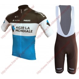 Radsport Ag2r La Mondiale 2018 Team Radbekleidung Satz Trikot Kurzarm+Trägerh Radtrikot Kaufen