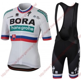 Radsport BORA-hansgrohe Slovak champion 2018 Radbekleidung Satz Trikot Kurzarm+Trägerh Radtrikot Kaufen