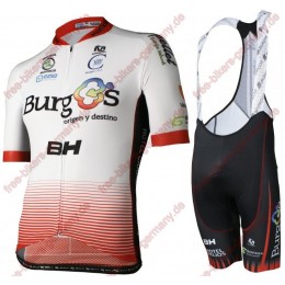 Radsport Burgos BH Pro Team 2018 Radbekleidung Satz Trikot Kurzarm+Trägerh Radtrikot Kaufen