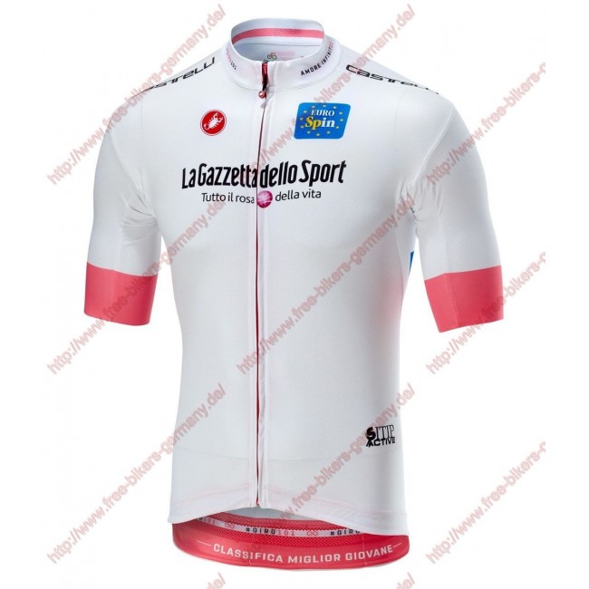 Radsport Giro d'Italia 2018 Weiß Trikot Kurzarm Radtrikot Kaufen Radsport Giro d'Italia 2018 Weiß Trikot Kurzarm Radtrikot Kaufen