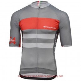 COLNAGO SPEED RACE GRIJS rot Fahrradbekleidung Radtrikot Satz Kurzarm Radtrikot Kaufen