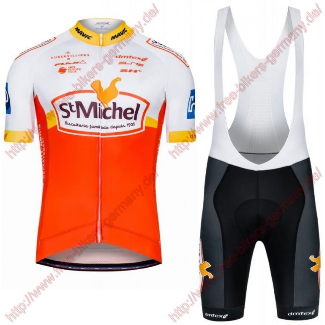 Radsport SAINT MICHEL AUBER 93 Radbekleidung Satz Trikot Kurzarm+Trägerh Radtrikot Kaufen Radsport SAINT MICHEL AUBER 93 Radbekleidung Satz Trikot Kurzarm+Trägerh Radtrikot Kaufen
