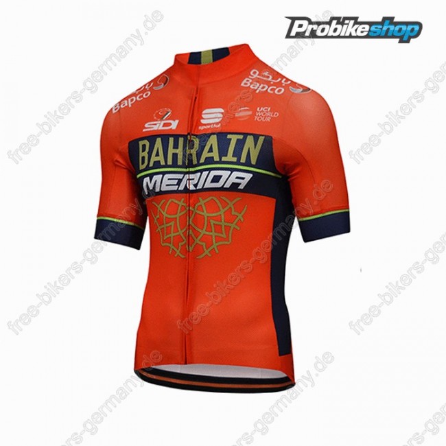 Profiteam 2018 BAHRAIN MERIDA Pro Trikot Kurzarm Radtrikot Kaufen Profiteam 2018 BAHRAIN MERIDA Pro Trikot Kurzarm Radtrikot Kaufen