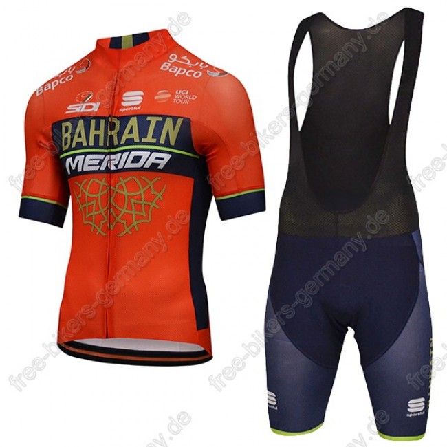 Profiteam 2018 BAHRAIN MERIDA Pro Radbekleidung Satz Trikot Kurzarm+Trägerho Radtrikot Kaufen Profiteam 2018 BAHRAIN MERIDA Pro Radbekleidung Satz Trikot Kurzarm+Trägerho Radtrikot Kaufen