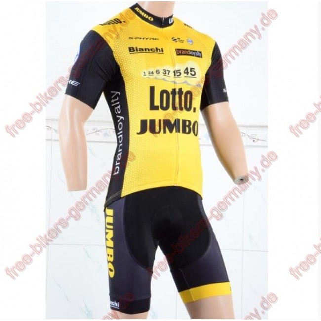 Profiteam 2018 LottoNL-Jumbo Fahrradbekleidung Trikot Kurzarm Radtrikot Kaufen Profiteam 2018 LottoNL-Jumbo Fahrradbekleidung Trikot Kurzarm Radtrikot Kaufen