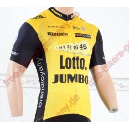 Profiteam 2018 LottoNL-Jumbo Trikot Kurzarm Outlet Radtrikot Kaufen